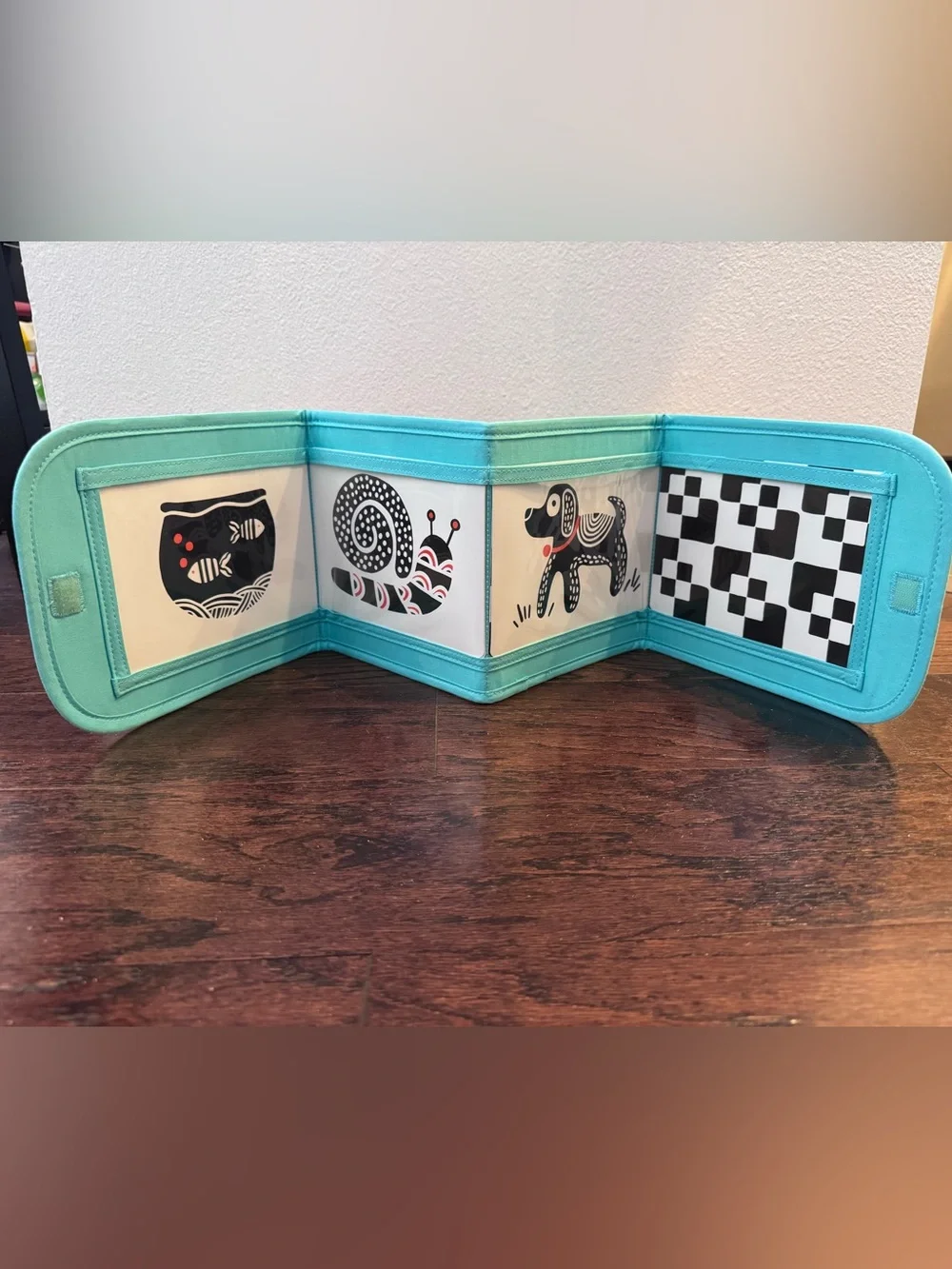 Lovevery Standing Card Holder and 9 Cards from Looker Play Kit